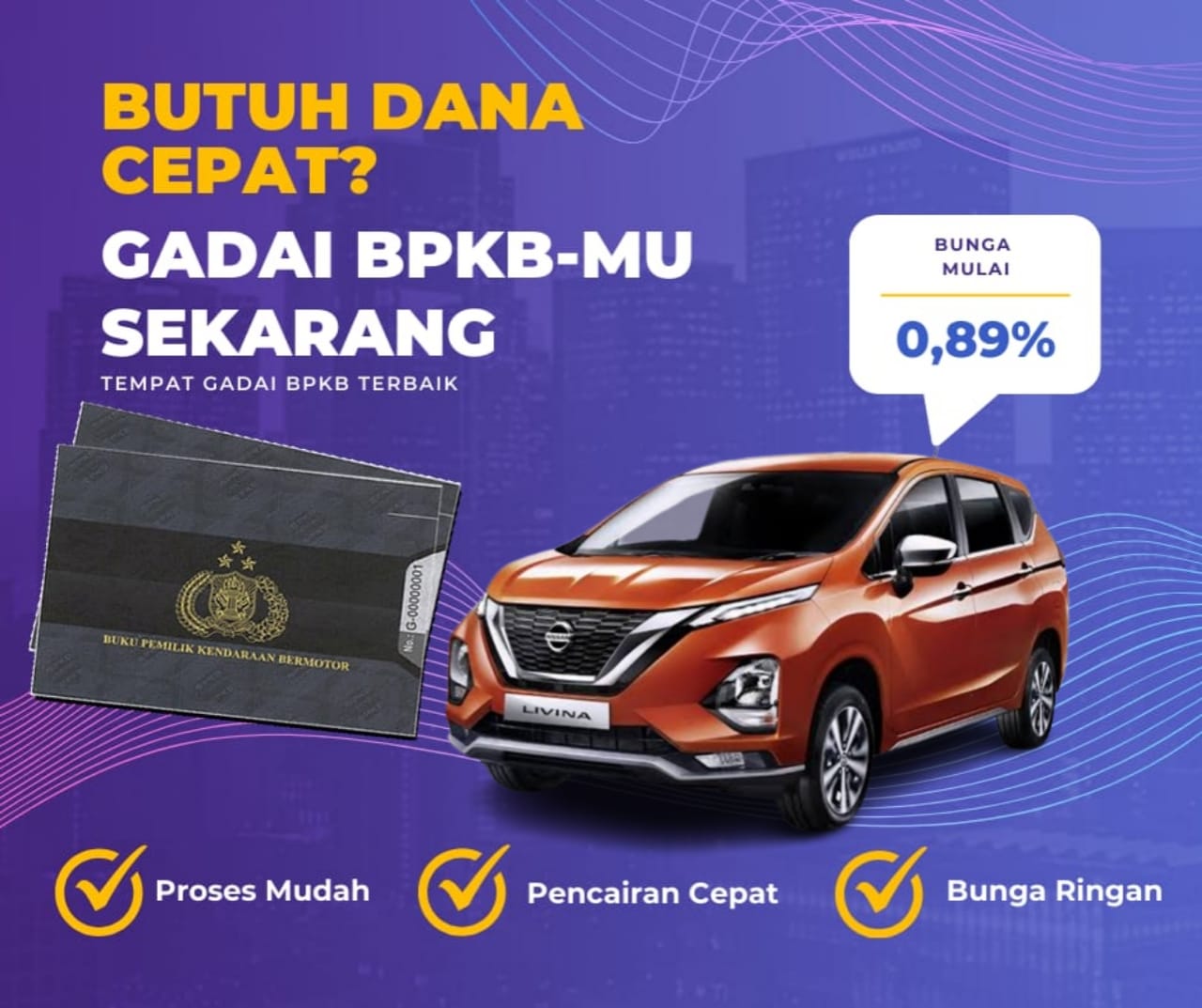 Kredit Jaminan Bpkb Mobil Nissan Livina Dapat Dana Berapa? Seperti Ini Simulasinya
